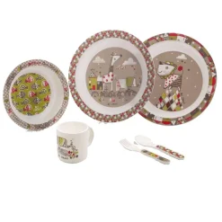 Vajilla 6 Piezas Microondas Tangram