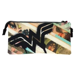 Wonder Woman Estuche Portatodo Triple HS Collage