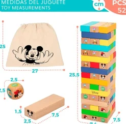 Woomax Disney Baby Torre de Bloques