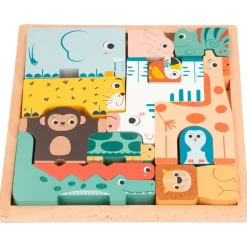 Woomax Zookabee Torre + Puzzle Animales Madera